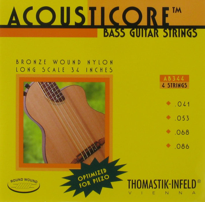 Thomastik-Infeld AB344 Acousticore Bronze Wound Nylon Long Scale Acoustic Bass Strings