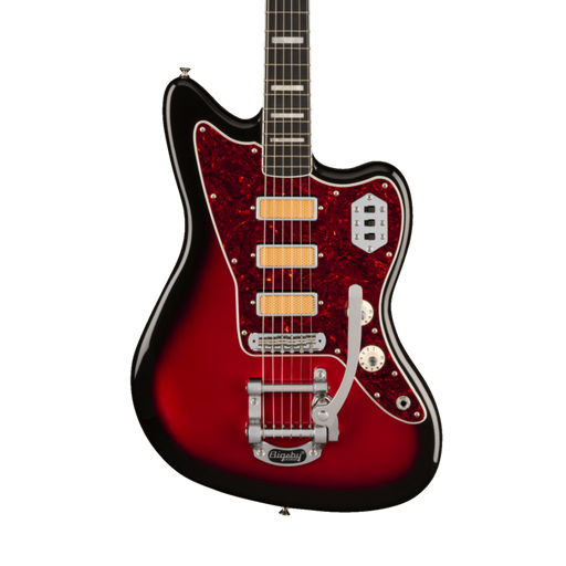 Fender Gold Foil Jazzmaster Ebony Fingerboard Candy Apple Burst With Gig Bag