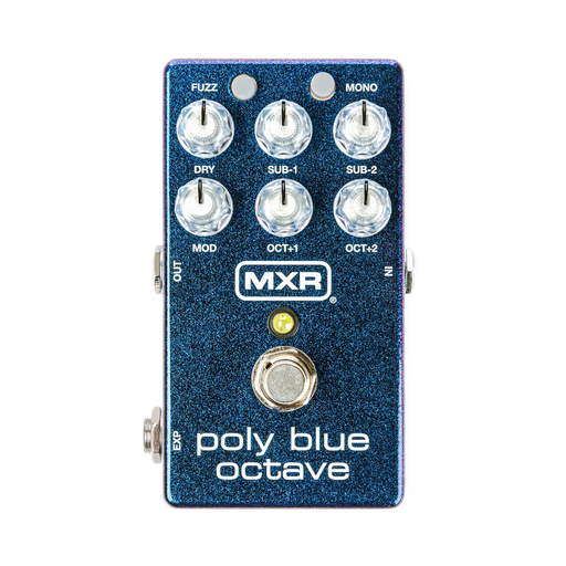 MXR M306 Poly Blue Octave Pitch-Shift Octave Fuzz Guitar Effect Pedal