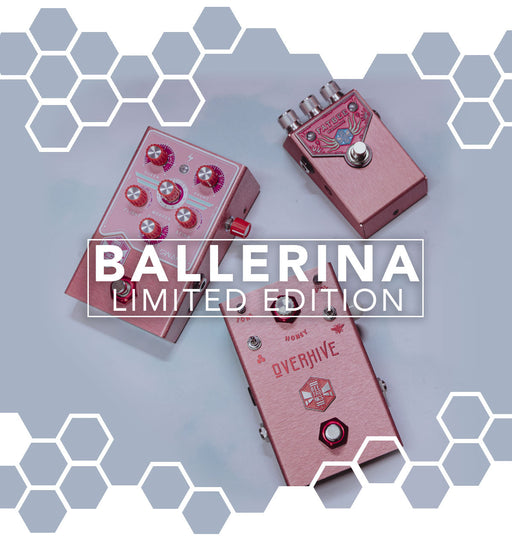 BeetronicsFX Standard Series Limited Edition Ballerina Pink Overhive Overdrive Guitar Effect Pedal