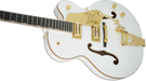 Gretsch G6136T-WHT Players Edition Falcon with String-Thru Bigsby Filter'Tron Pickups White Electric Guitar