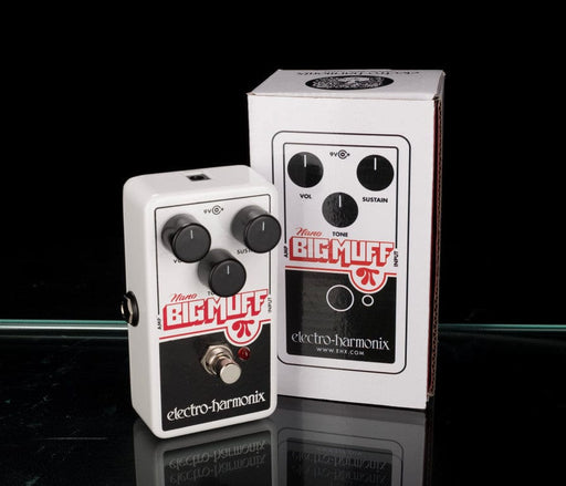 Used Electro Harmonix Nano Big Muff Fuzz Guitar Effect Pedal With Box
