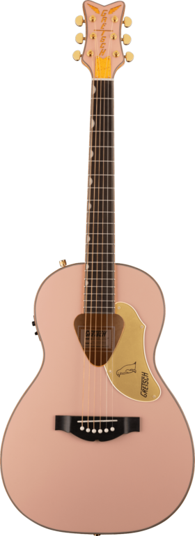 Gretsch G5021E Rancher™ Penguin™ Parlor Acoustic/Electric, Shell Pink Acoustic Guitars