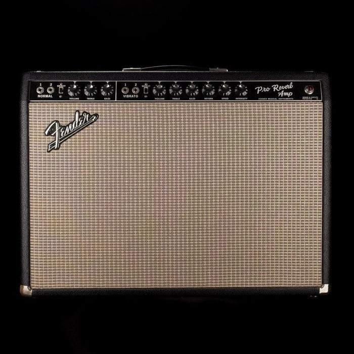 Vintage 1966 Fender Pro Reverb Black Guitar Amp Combo