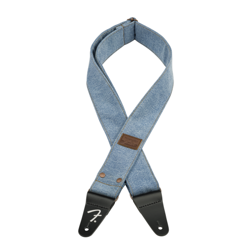 Fender x Wrangler Riveted Denim Strap Light Indigo