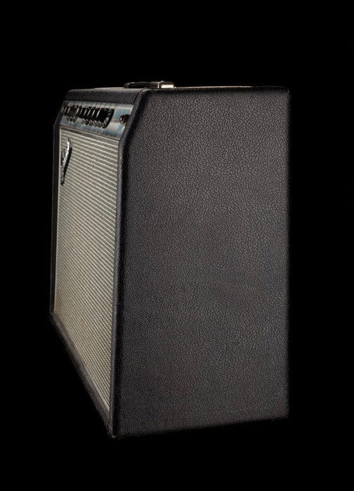 Vintage 1968 Fender Deluxe Reverb Black/Silver Guitar Amp Combo