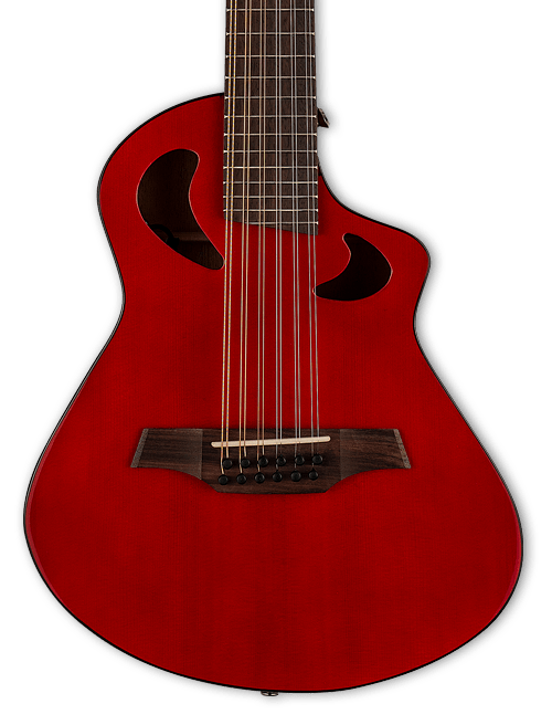 Veillette Avante Gryphon 12 String High Acoustic Electric Guitar Mahogany Stain