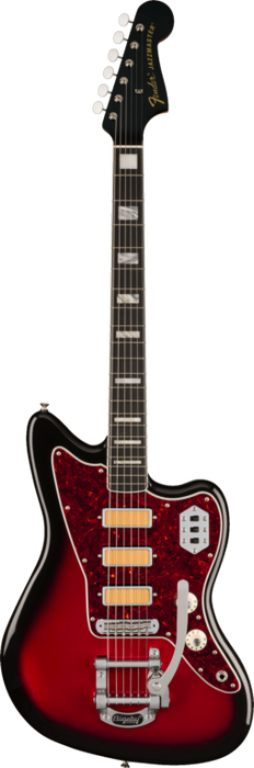 Fender Gold Foil Jazzmaster Ebony Fingerboard Candy Apple Burst With Gig Bag